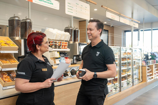 7-Eleven team members working in-store