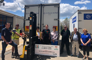 The team at St Vincent de Paul in Gympie QLD