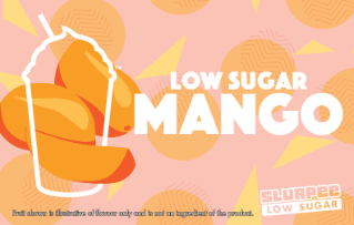 7-Eleven Slurpee Low Sugar Mango Flavour