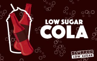 7-Eleven Slurpee Low Sugar Cola Flavour
