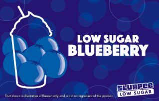 Slurpee Low Sugar Blueberry Flavour