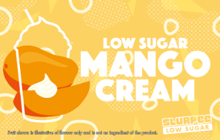 7-Eleven Slurpee Low Sugar Mango Cream Flavour