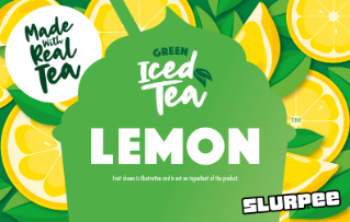 7-Eleven Slurpee Iced Green Tea Lemon Flavour