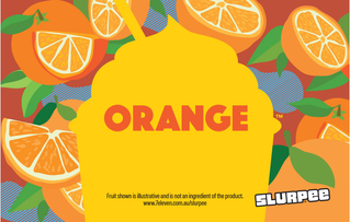 7-Eleven Slurpee Orange Flavour
