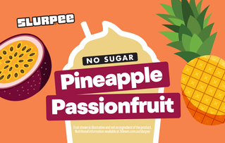 Slurpee No Sugar Pineapple Passionfruit
