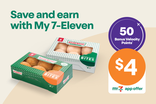 Krispy Kreme Original Glazed® & Cinnamon Bites $4 6-pack with the My 7-Eleven app.